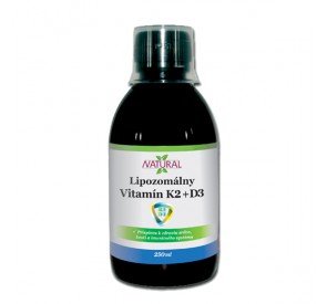 Tekutý Vitamín K2 + D3 - lipozomálny - 250 ml